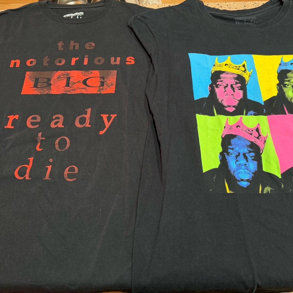 The Notorious B.I.G. Graphic tee bundle